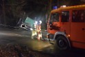 Container LKW umgestuerzt Koeln Brueck Bruecker- Dellbruecker Mauspfad P310